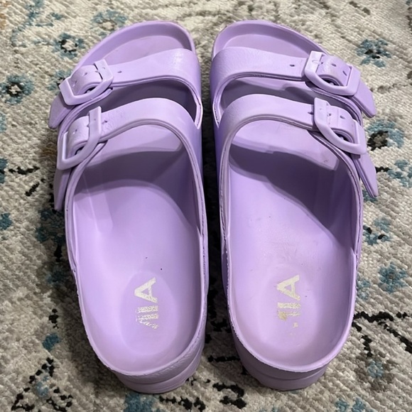 MIA Lavender Flatform Slide Sandal Size 6 - Picture 12 of 16